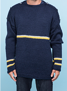 Pull homme col bateau