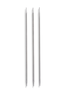 Aiguilles double-pointes acier Bergère de France, 20 cm