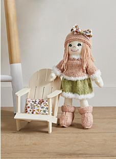Kit à tricoter poupée Lina Poudrée