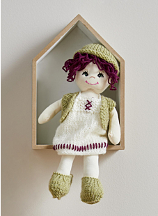 Kit à tricoter poupée Lina Printanière