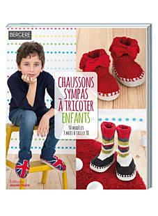 Chaussons sympas à tricoter enfants, 30 modèles, éditions Marie Claire